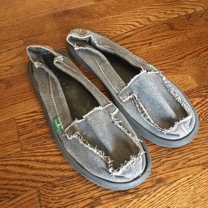 Sanuk slip ons